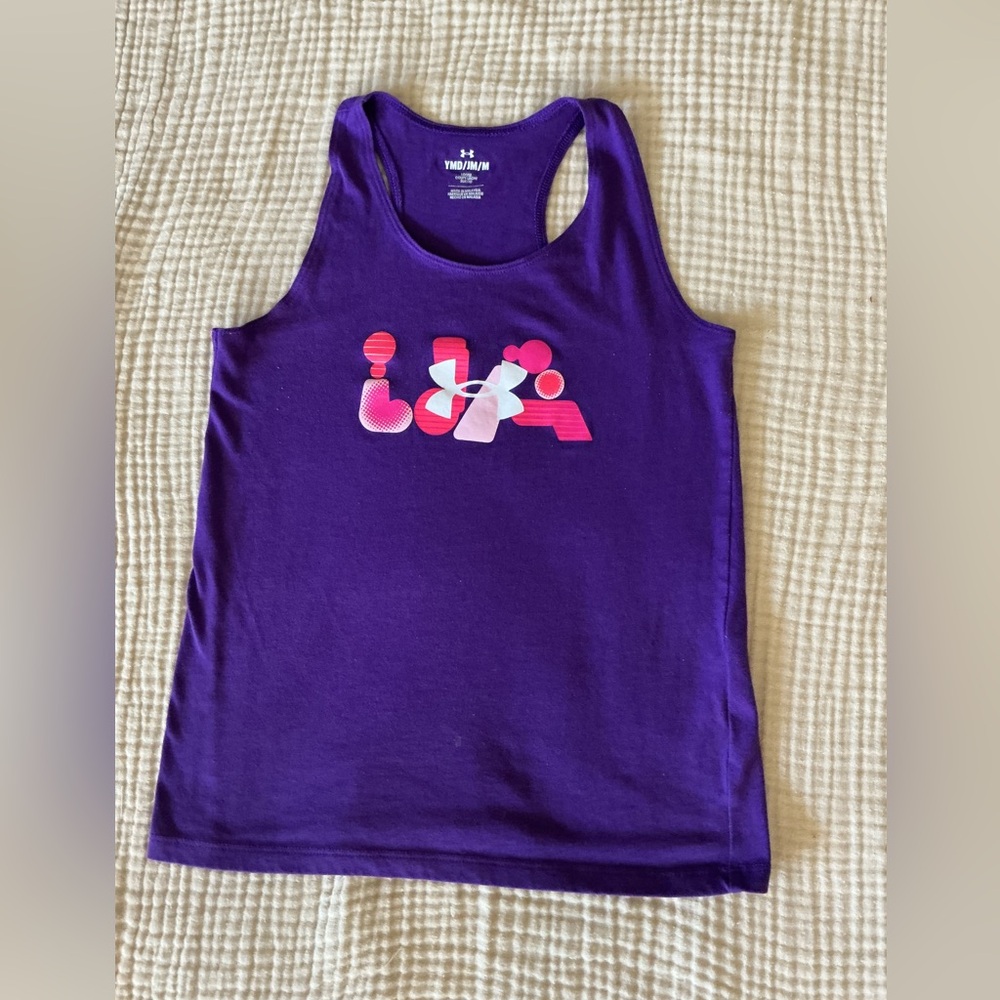 Under Armour Vibrant Purple Athletic Tank